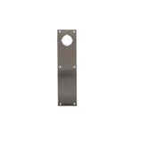 Don-Jo - CFK-70-628 - Push Plate 3-1/2 Width and 15 Length with 2-1/8 Cylindrical Lock Hole at 2-1/2 on Center From Top - 628 (Satin Aluminum Clear Anodized Finish)