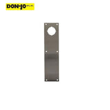 Don-Jo - CFK-71-628 - Push Plate, .050 by 4 Width and 16 Length with 2-1/8 Cylindrical Lock Hole at 2-1/2 on Center From Top - 628 (Satin Aluminum Clear Anodized Finish)