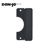 Don-Jo - LELP-208-622 - Latch Protector for Outswinging Doors - 622 (Flat Black Coated)