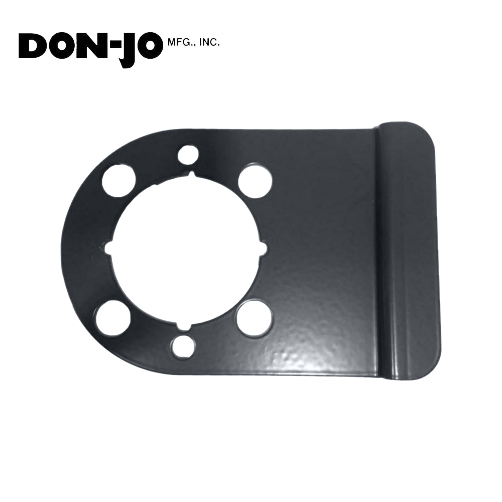 Don-Jo - WSLP-204-622 - Latch Protector for Key-in-Lever Locks - Grade 1 - 622 (Flat Black Coated)
