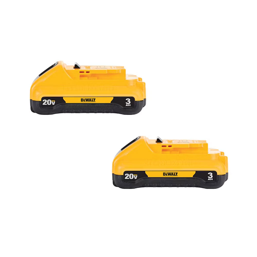 DEWALT - DCB230-2 - Compact 3Ah Lithium Ion Battery 20V MAX (2 Pack)