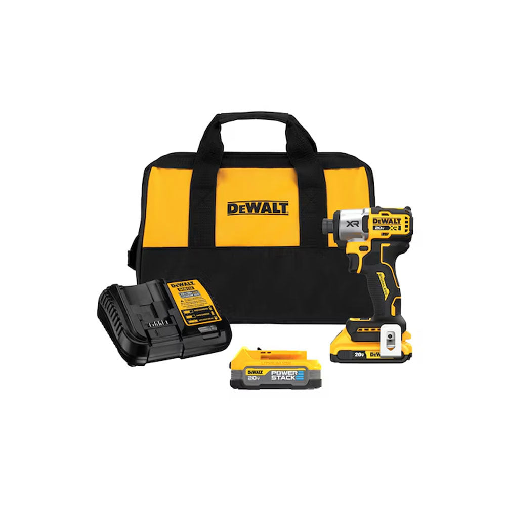 DEWALT - DCF845D1E1 - XR 3 Speed Cordless Impact Driver 20V MAX - Battery and Charger Included