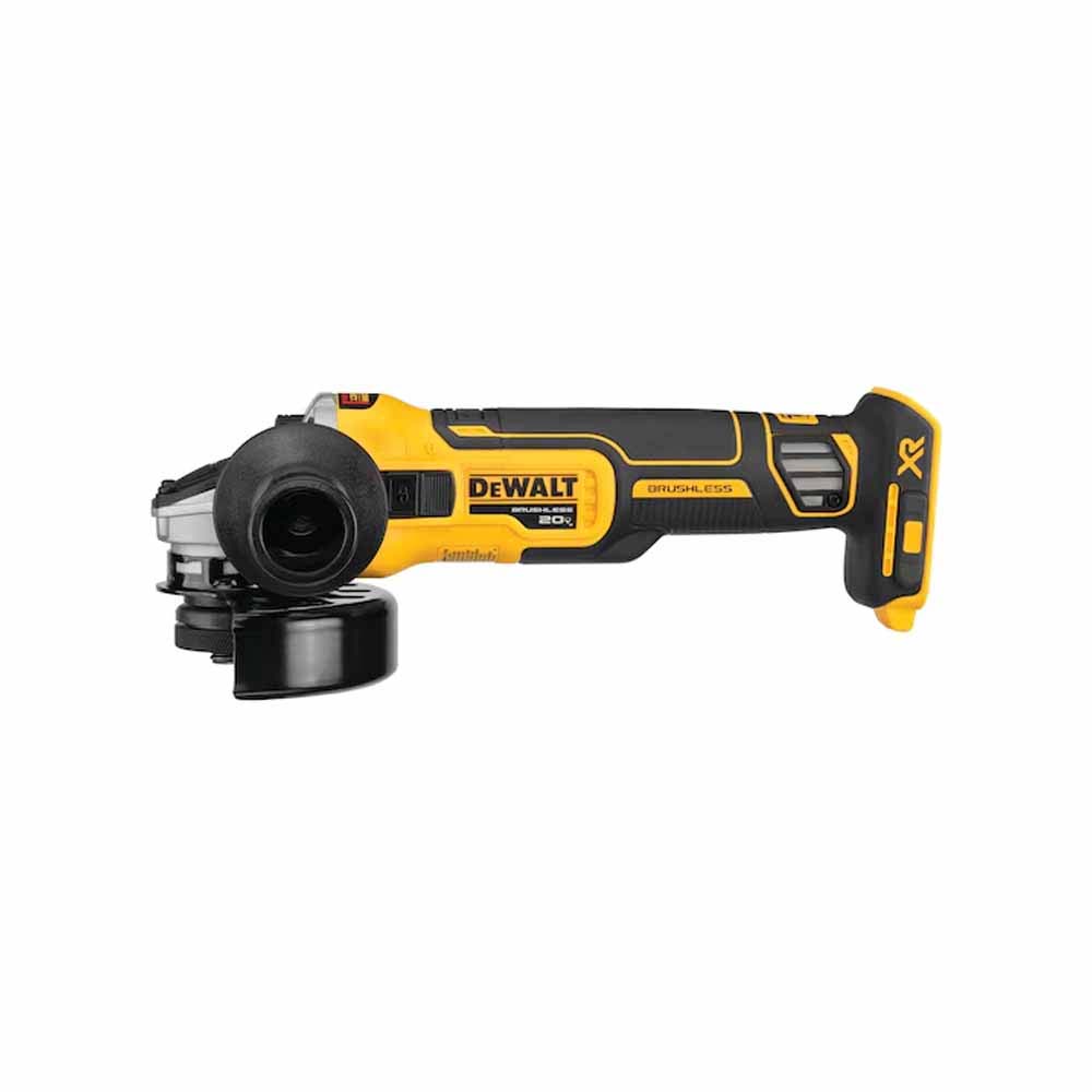 DEWALT - DCG405B - XR Slide Switch Small Angle Grinder with Kickback Brake 20V MAX - 4-1/2" (Tool Only)