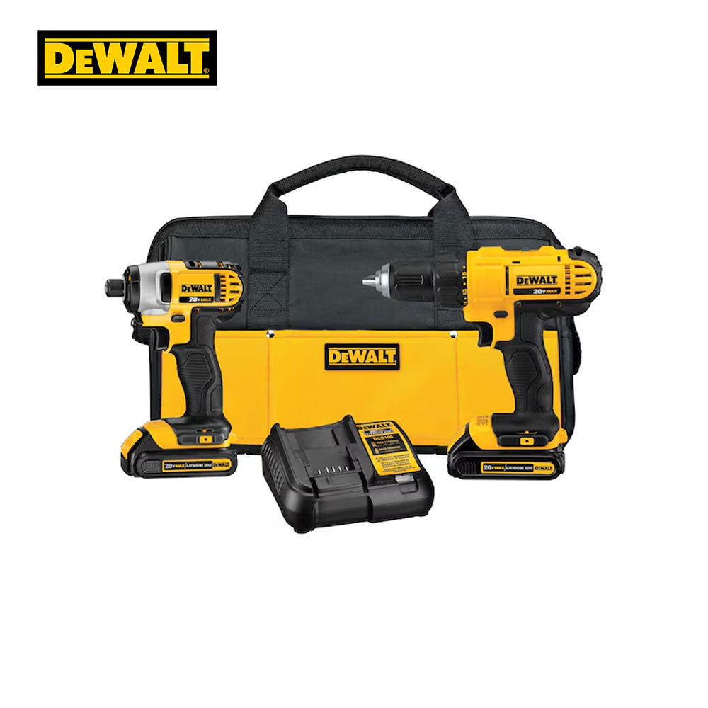 DEWALT - DCK240C2 - Drill / Impact Driver Combo Kit 20V MAX - Two Batteries and Charger