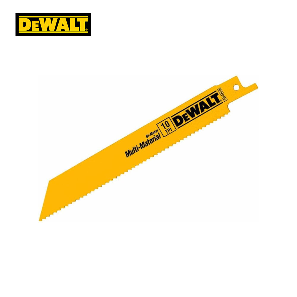 DEWALT - DW4806-2 - Bi-Metal Reciprocating Saw Blades - 10 TPI Straight Back - 6" (2 Pack)