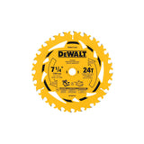 DEWALT - DWA271424 - Circular Saw Blade 24T - 7-1/4 Inch