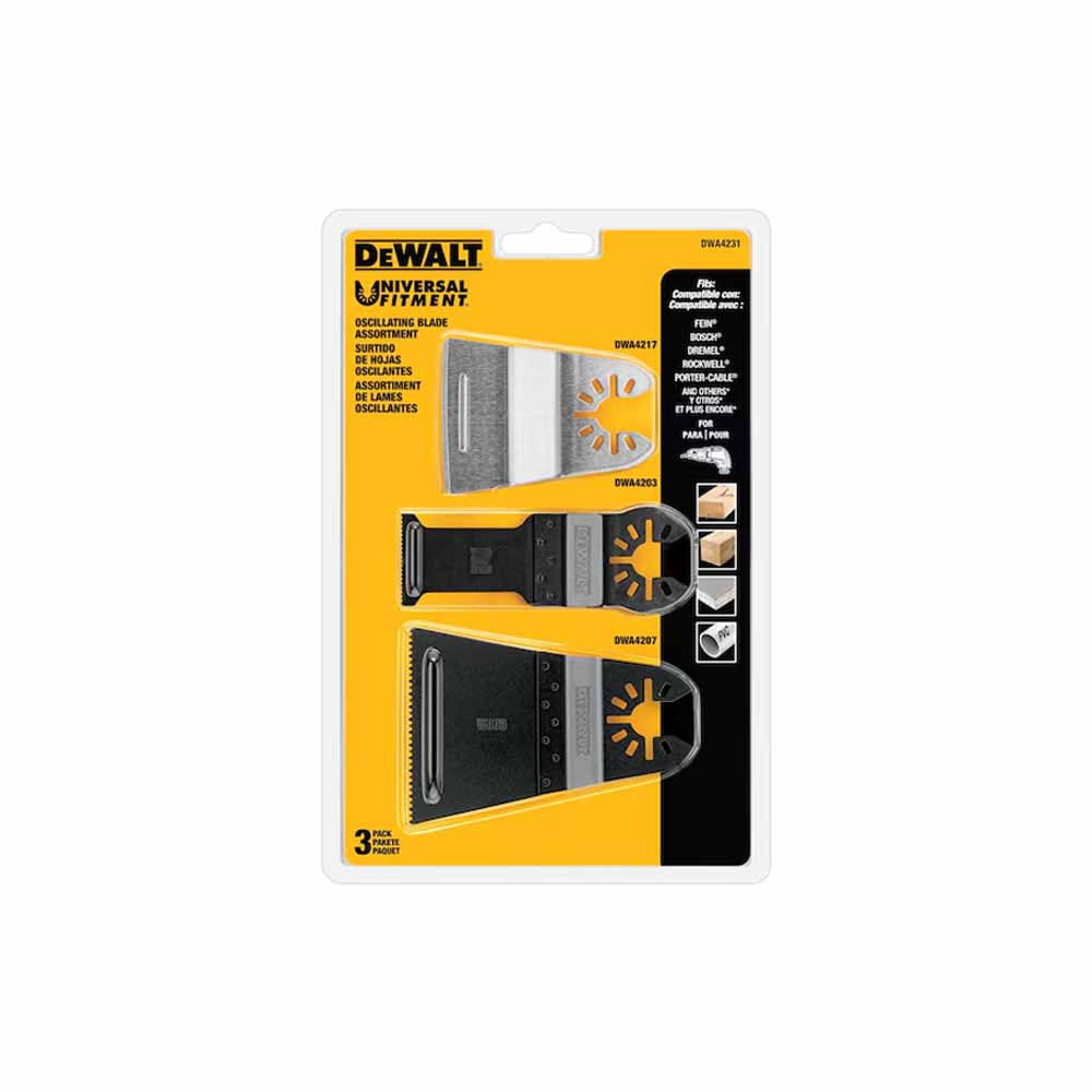 DEWALT - DWA4231 - Oscillating Scr Plng Cut Wide Cut - Black (3 Pcs)