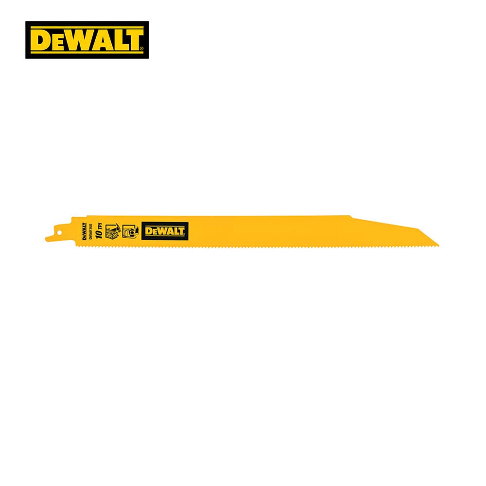 DEWALT - DWAR160 - Demolition Bi-metal Reciprocating Saw Blades - 12" (25 Pcs)