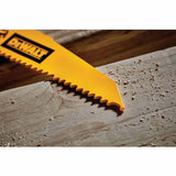 DEWALT - DWAR6066 - Bi-metal Reciprocating Saw Blades - 6 TPI Demolition - 6" (25 Pcs)
