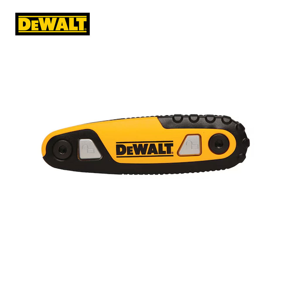 DEWALT - DWHT70263M - Ergonomic Push Button Locking Folding Metric Hex Key Set - MM