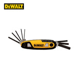 DEWALT - DWHT70263M - Ergonomic Push Button Locking Folding Metric Hex Key Set - MM
