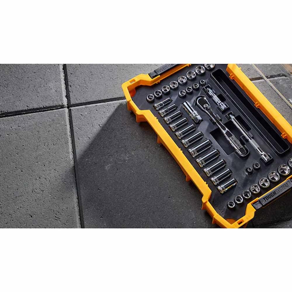 DEWALT - DWMT45400 - Socket Set with Toughsystem 2.0 Tray and Lid - 3/8" Drive (37 Pcs)