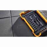 DEWALT - DWMT45400 - Socket Set with Toughsystem 2.0 Tray and Lid - 3/8" Drive (37 Pcs)