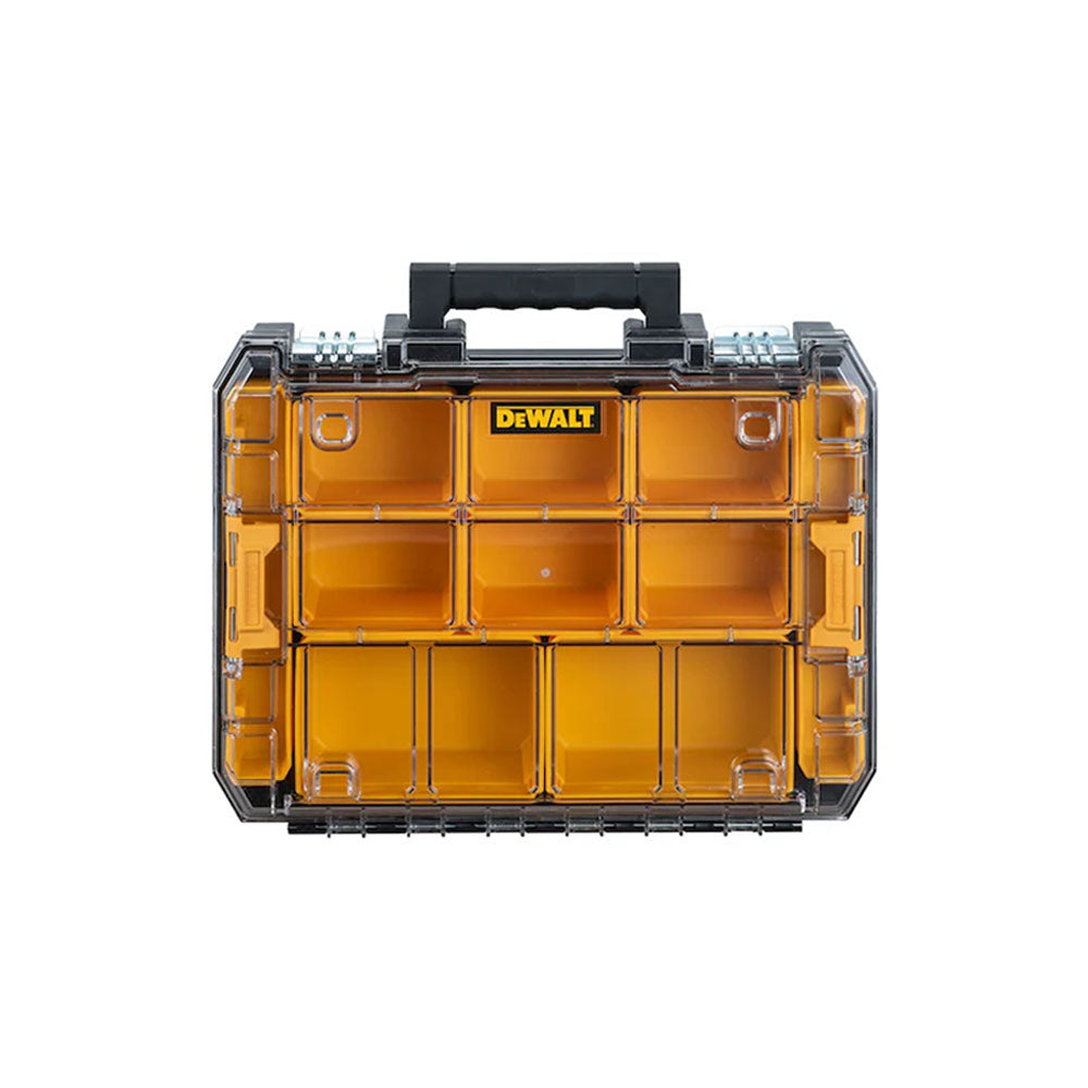 DEWALT - DWST17805 - TSTAK V Organizer with Clear Lid - Small Parts Tool Box - Removable Compartments