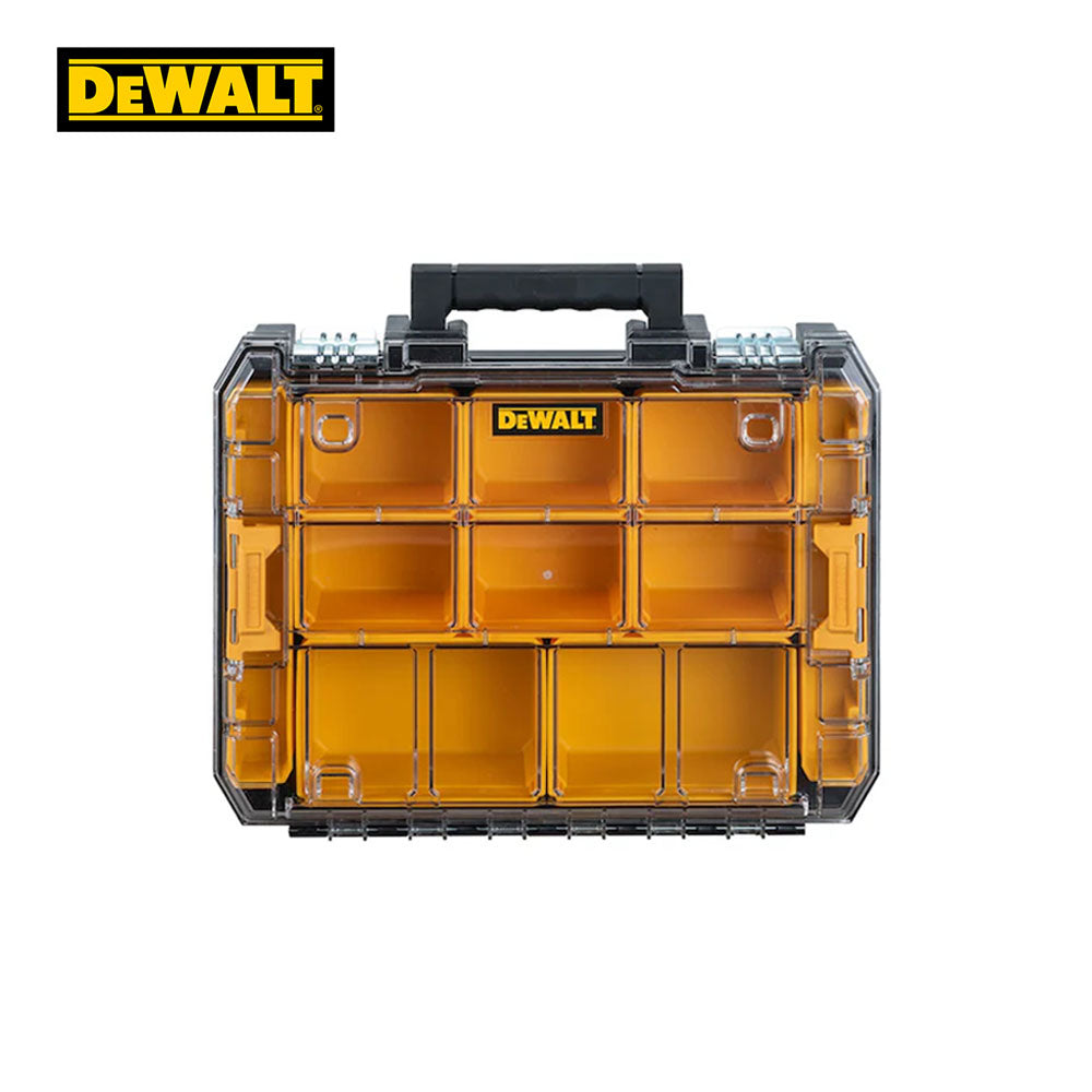 DEWALT - DWST17805 - TSTAK V Organizer with Clear Lid - Small Parts Tool Box - Removable Compartments
