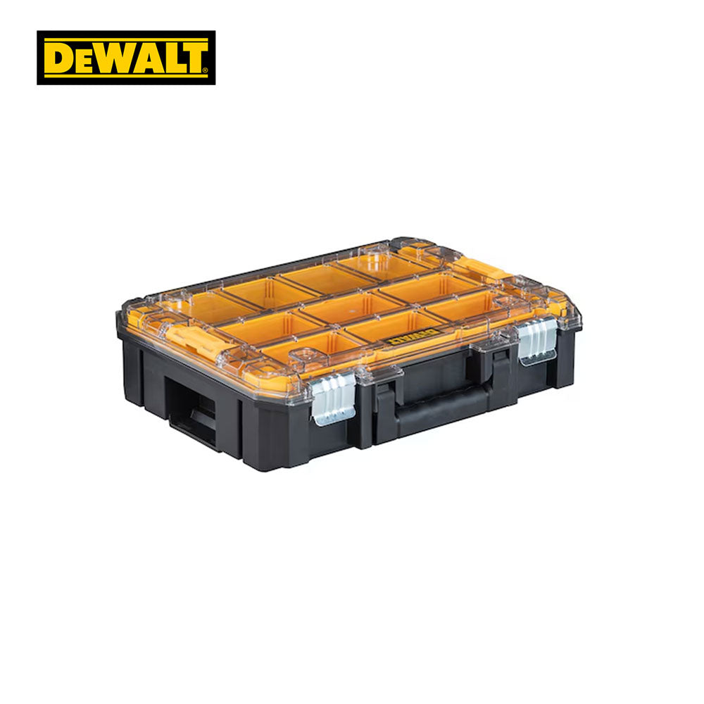 DEWALT - DWST17805 - TSTAK V Organizer with Clear Lid - Small Parts Tool Box - Removable Compartments