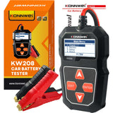 ECS AUTO PARTS - KW208 Car Battery Load Tester 12V with Charging and Cranking Analyzer