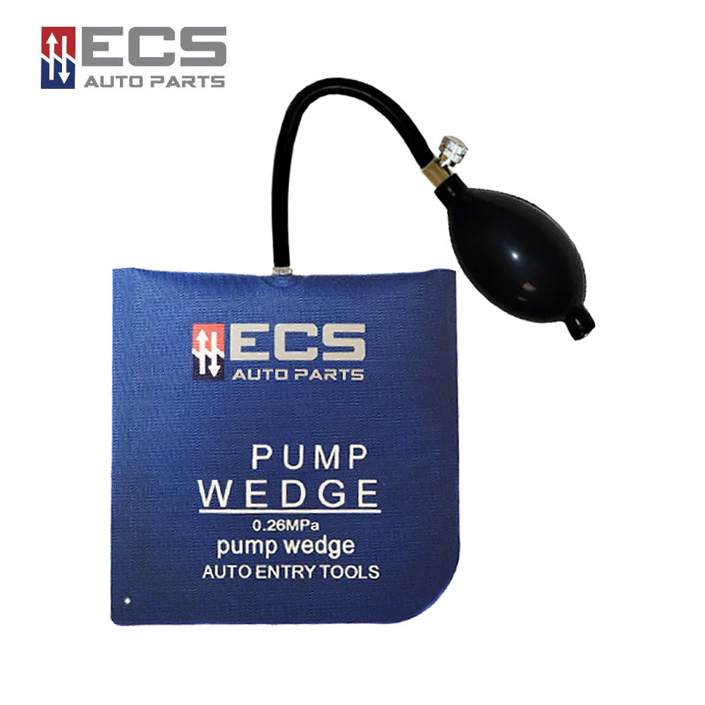 ECS Auto Parts Universal Air Pump Wedge Auto Entry Tools Blue (Medium) 7" X 6.5"
