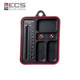 ECS AUTO PARTS RC Repair Magnetic Screw Tray with Strong Magnet & Screw Measurement
