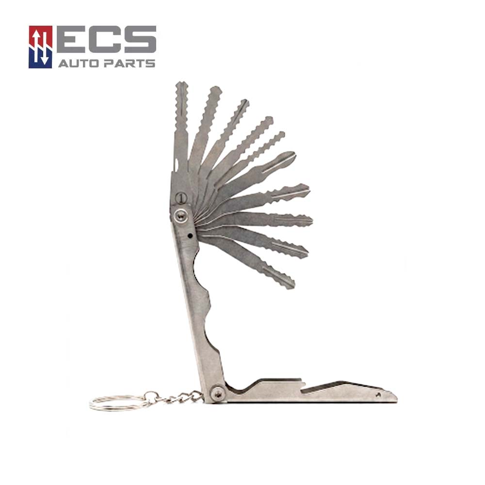 ECS AUTO PARTS Fold Pick Tool Multifunctional Designer Pocket Knife Type / Locksmith Tool 01
