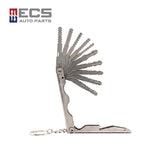 ECS AUTO PARTS Fold Pick Tool Multifunctional Designer Pocket Knife Type / Locksmith Tool 01