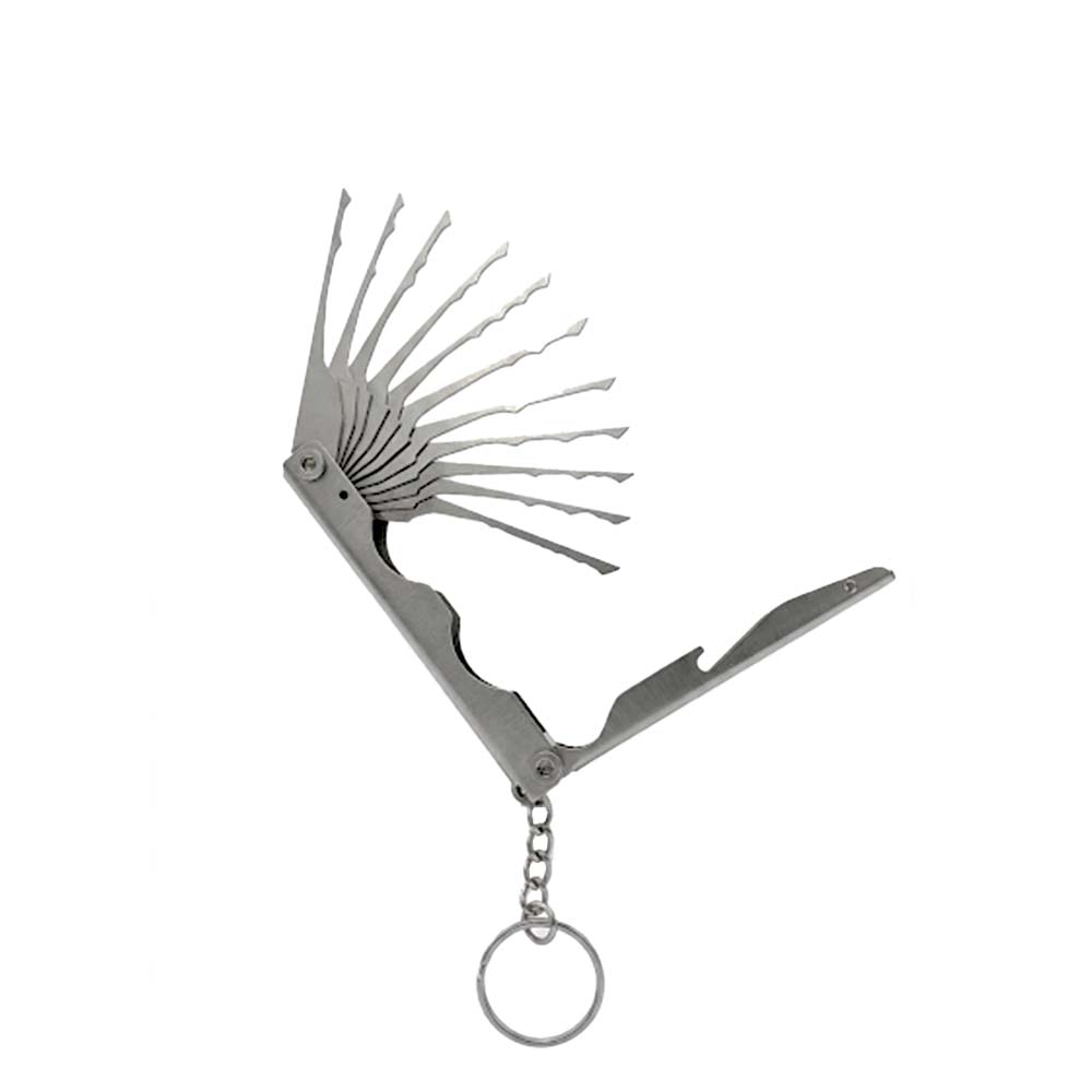 ECS AUTO PARTS Fold Pick Tool Multifunctional Designer Pocket Knife Type / Locksmith Tool 02