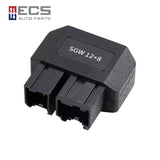 ECS AUTO PARTS - FCA SGW 12+8 Special Adapter Bypass for 2018+ Chrysler Dodge Jeep Security Gateway Works with K518