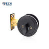 ECS HARDWARE - Durable Combo Lockset w/ Single Knob & Deadbolt - Entrance - Oil Rubbed Bronze - Grade 3 (SC1)