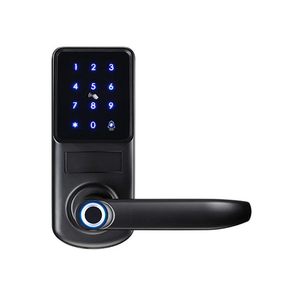 ECS HARDWARE - A290 Smart Door Lock with Fingerprint Reader and Levers
