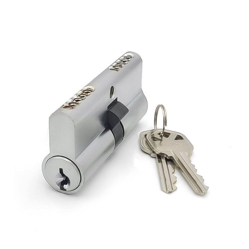 ECS HARDWARE - Durable Premium Profile Cylinder Double Sided Thumb Turn - 2-3/4 Inch 70mm - Keyed Alike (KA10)