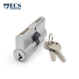 ECS HARDWARE - Durable Premium Profile Cylinder Double Sided Thumb Turn - 2-3/4 Inch 70mm - Keyed Alike (KA10)