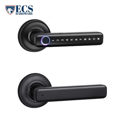 ECS HARDWARE - H168 Smart Door Lock with Fingerprint Reader on Lever