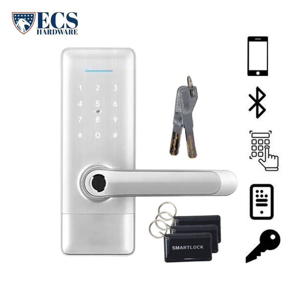 ECS HARDWARE - H1B-WIP65 - Premium Electronic Keyless Smart Entry Lock with Smart Lever