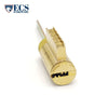ECS HARDWARE - Durable Premium Key Controlled Key-In-Knob (KIK) Cylinder - 06 Keyway US3 Polished Brass