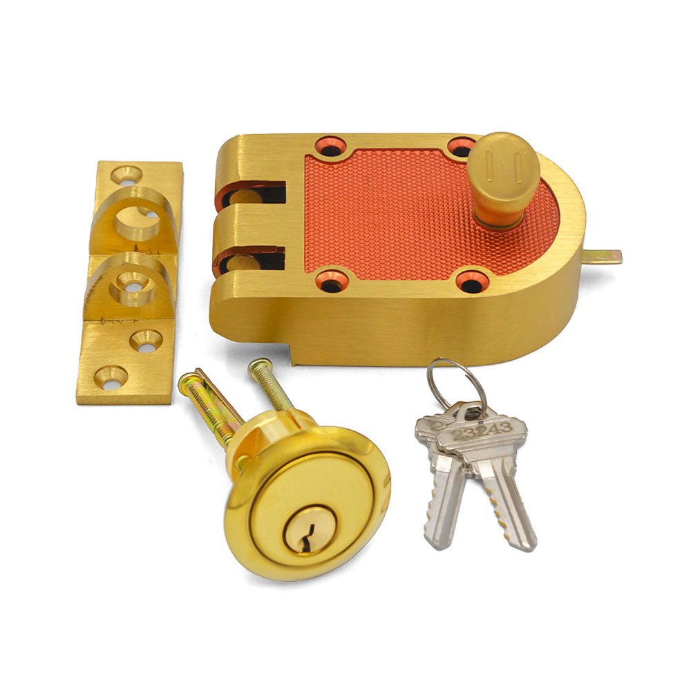 ストーム『LOCK IT・ 15 Lb』美品 ECS HARDWARE - Durable Heavy Duty Single Cylinder Bronze - SC1