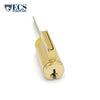 ECS HARDWARE - Durable Premium Key-In-Knob Cylinder US3 Polished Brass SC1