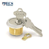 ECS HARDWARE - Durable Premium Mortise Cylinder - 1" 26D Satin Chrome SC1/ with Ring and Master Key