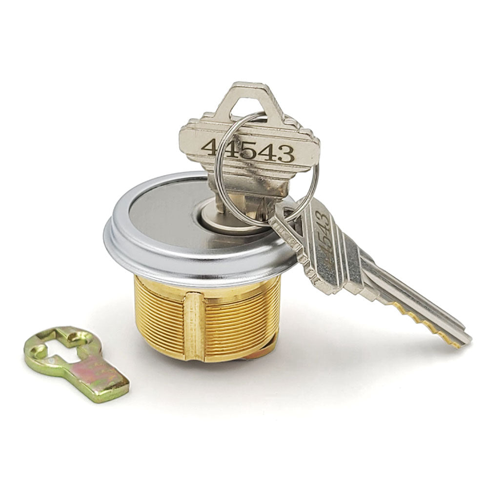 ECS HARDWARE - Durable Premium Mortise Cylinder - 1 Inch - Keyed Alike