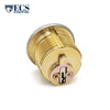 ECS HARDWARE - Durable Premium Mortise Cylinder - 1" 26D Satin Chrome SC1/ with Ring and Master Key