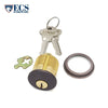 ECS HARDWARE - Durable Premium Mortise Cylinder - 1-1/4" 10B Oil Rubbed Bronze / Black SC1