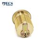 ECS HARDWARE - Durable Premium Mortise Cylinder - 1-1/2" US3 Polished Brass KW1