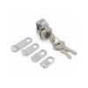 ECS HARDWARE - Durable Premium Exterior Weatherproof Mailbox Lock Multi-Cam HL1 Keyway Keyed Different US14 Bright Nickel
