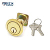 ECS HARDWARE - Durable Premium Rim Cylinder - US3 Polished Brass SC1