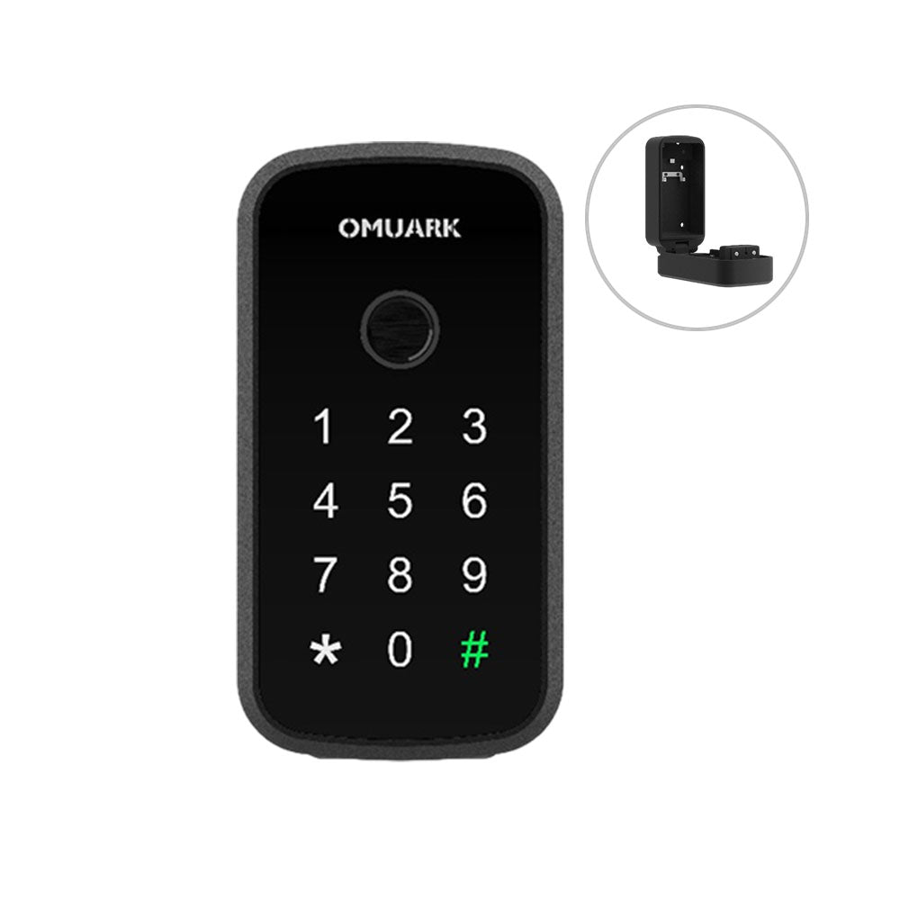 ECS HARDWARE - S2-F - Smart Realtor Key Box with Fingerprint Unlock Function