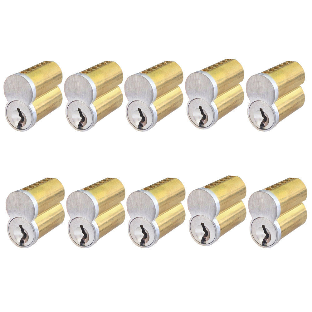 ECS HARDWARE - SFIC- Small Format 6-PIN - US26D Finish - Best A Keyway ...