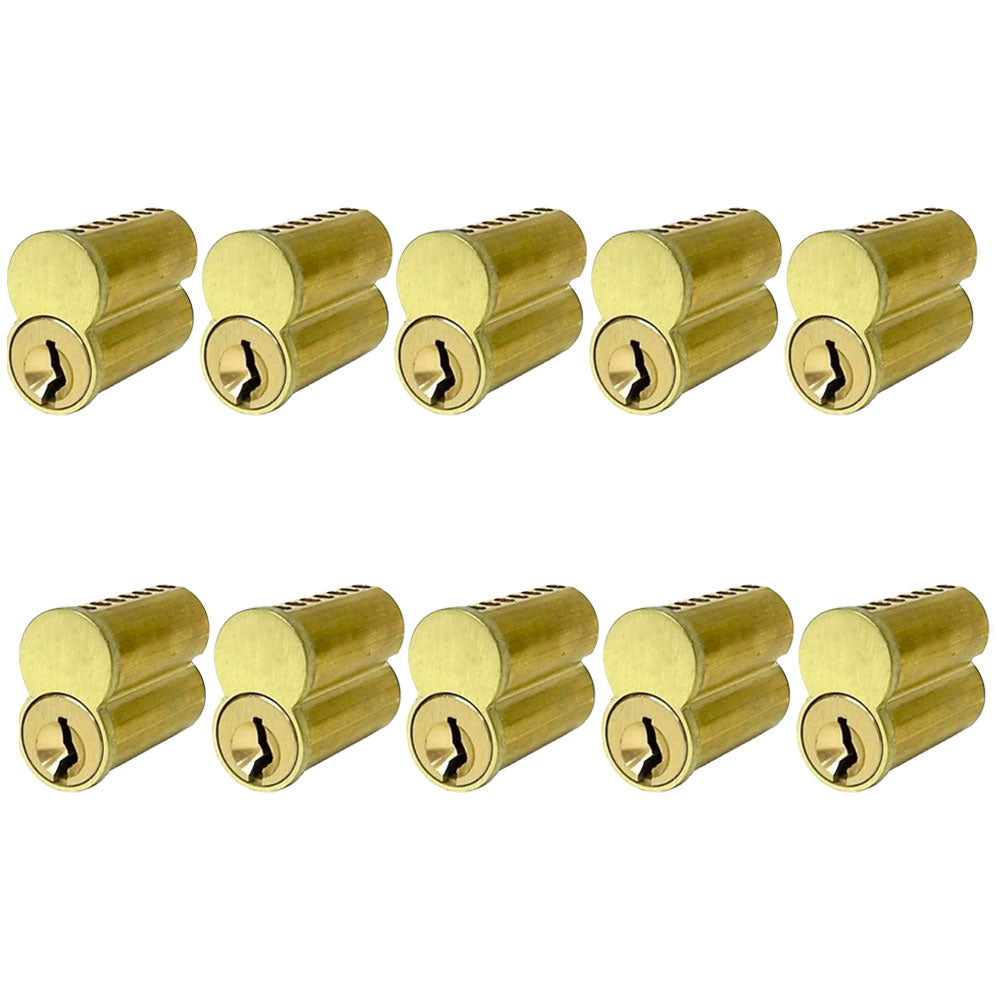 Key Way Hardware ECS HARDWARE - SFIC- Small Format 7-PIN - US26D Finish - Best A Keyway
