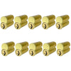 ECS HARDWARE - SFIC- Small Format 7-PIN - US26D Finish - Best A Keyway (10 Pack)