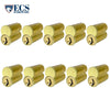 ECS HARDWARE - SFIC- Small Format 7-PIN - US26D Finish - Best A Keyway (10 Pack)