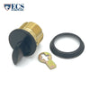 ECS HARDWARE - Durable Premium Thumb Turn Mortise Cylinder - 1" 10B Oil Rubbed Bronze / Black