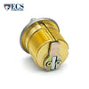 ECS HARDWARE - Durable Premium Thumb Turn Mortise Cylinder - 1-1/4" 26D Satin Chrome